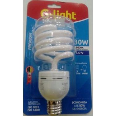 Imagem de Lampada Premium Compacta Espiral T3 30W 6400K 220V Glight - G Light