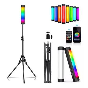 Imagem de Bastão Luz De Led 6w P200 Rgb + Tripé Mts + Mini Ball Head - Luxceo