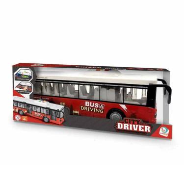 Imagem de Brinquedo Ônibus Cardoso City Driver Vermelho