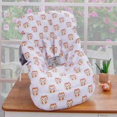 Imagem de Capa de Bebê Conforto Bichinhos - Miguel Baby, Bege