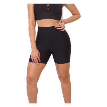 Imagem de Shortinho Academia Feminino Treino Liso Em Suplex - GFMODAS, G - 42, S
