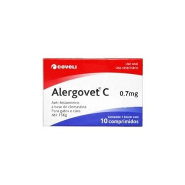 Imagem de Alergovet C 0,7 - 10 comprimidos - Coveli