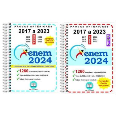 Imagem de Enem Regular + Enem PPL Provas 2017 a 2023 Gabarito Oficial - Sala Do 