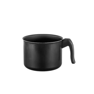 Imagem de Canecão 14 cm Fervedor Leiteira Caneco Teflon Vermelho Antiaderente 1.