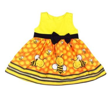 Imagem de Vestido Abelhinha Infantil festa meninas - Ateliê Iza Rocha, 4