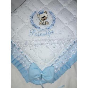Imagem de manta gripir principe - brilho baby, azul bebe