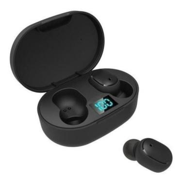 Imagem de Fone Ouvido Preto Caixinha Dots Visor Compatível com Moto E20 / E40 - 