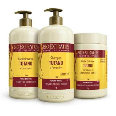 Imagem de Kit Tutano (1L/Kg) Shamp, Condi e Banho de Creme - Bio Extratus