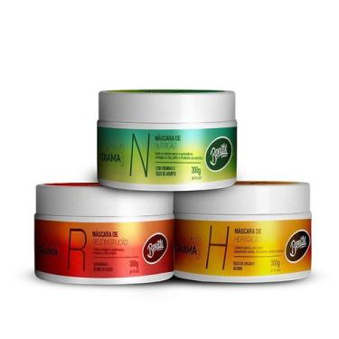 Imagem de Cronograma Capilar  3 Passos Bonittê - Hidratação, Recontrução, Nutriç