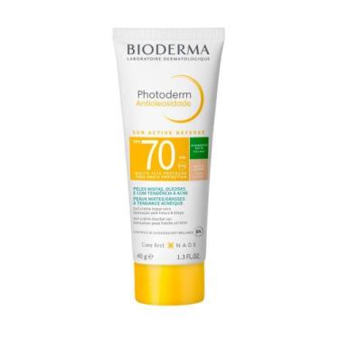 Imagem de Bioderma Photoderm FPS 70 Cor 1.0 Protetor Solar Antioleosidade 40g
