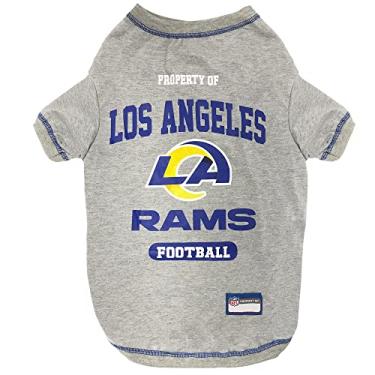 Imagem de CAMISETA DE PET para cães e gatos – Camiseta para cães NFL LOS ANGELES RAMS – Camiseta mais fofa para o filhote esportivo real
