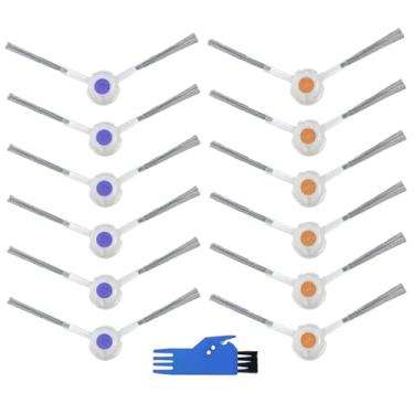 Imagem de Escova lateral para aspirador de pó robô Narwal Freo X Ultra/Freo Z Ultra/Freo X Plus, peça de reposição Freo X Ultra, acessório Freo X Plus, 6 pares de escovas laterais