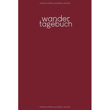 Imagem de Wandertagebuch: Gepunktetes Notizbuch für deine Wanderungen und Reisen | Motiv: Rot