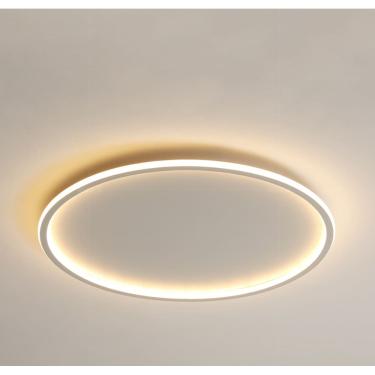 Imagem de Plafon Belly Led Moderno 60Cm Branco 52W Redondo 3000K