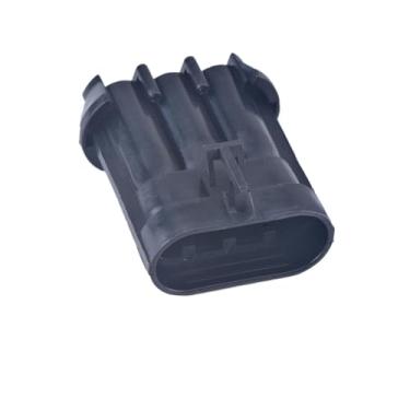 Imagem de Conector de ventilador automático à prova d'água de 3 pinos, plugue do radiador, ventilador do motor, soquete do ventilador 12124686 12124685(Male)