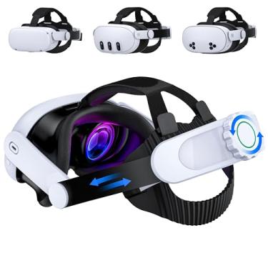 Imagem de Head Strap for Quest 3S/ Quest 3/Quest 2, Elite Strap Replacement Enhanced Support Comfort, VR Headset Accessories Compatible with Oculus Meta Quest 3 Headstrap Reduce Facial Stress