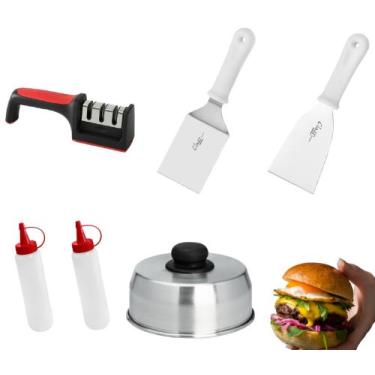 Imagem de Kit Lancheiro Com Acessórios P/ Lanches E Lanchonetes - LUDINOX