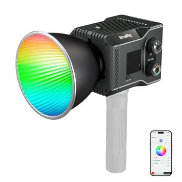 Imagem de SmallRig Luz de vídeo LED RC 60C RGB, bateria de 3400 mAh, tempo de execução de 45 minutos, controle de aplicativo, iluminação de saída contínua do tamanho da palma da mão 2500K-10000K, para