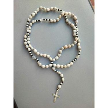 Imagem de Terço Rosário Contas De Lagrimas Preto Velho 58 Cm - Loja Mistica Ofic