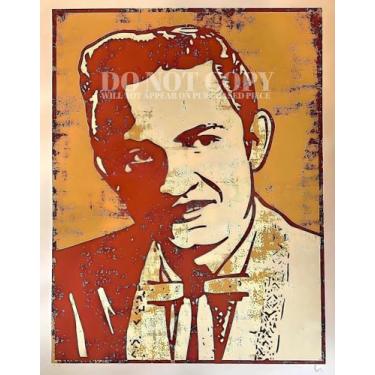 Imagem de Pôster Johnny Cash 28 x 35 cm | Peça de arte original | 'O homem de preto' | Superstar Outlaw Country | Legendary American Music | Vintage | Cantor icônico | Honky Tonk Hero | 28 x 35 | Arte Rara |