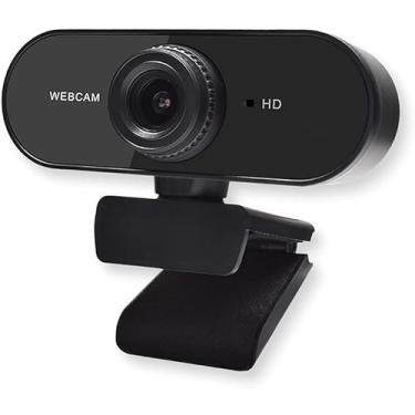 Imagem de Webcam Full HD MD9, 2.0M, 32FPS, com Microfone, Compatível com Windows 7, 8 8.1,10, 11, Mac, Linux, Preto