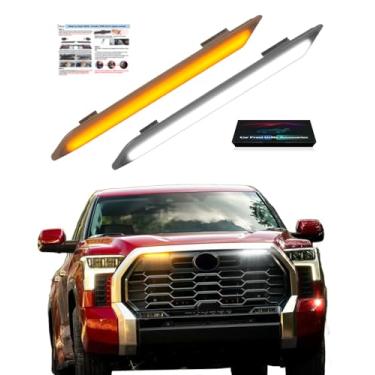 Imagem de OKLSG Barras de luz LED para Toyota Tundra TRD Off Road, TRD Pro, TRD Sport OEM Grill Lights com DRL e setas