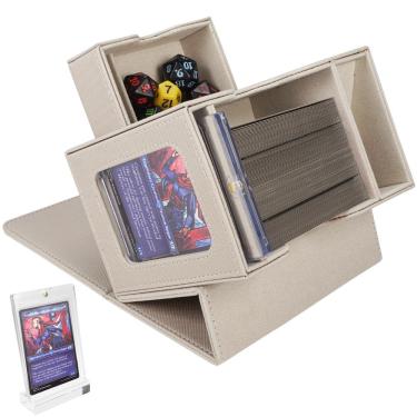 Imagem de Caixa de armazenamento de cartas AFIING para cartas colecionáveis 120+ MTG Deck Box
