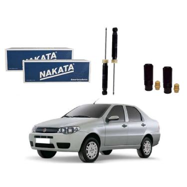 Imagem de Kit amortecedor traseiro nakata fiat siena 1.0 1.4 1.8 2005 A 2011