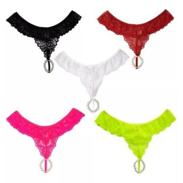 Imagem de Kit 5 Calcinhas tailandesas 1010 - LorenStephany Intimas, Variadas, M