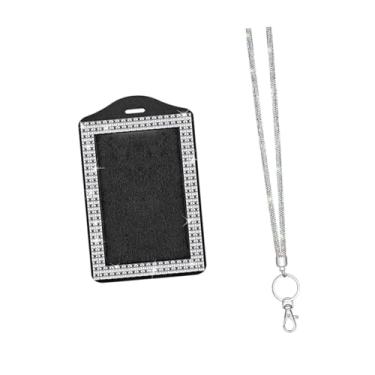 Imagem de simhoa Id Card Bag Case With Lanyard Card Acessórios Mangas fotográficas Doctor Telefone Titular para cartas de futebol para trabalhadores de cartas de, Style B