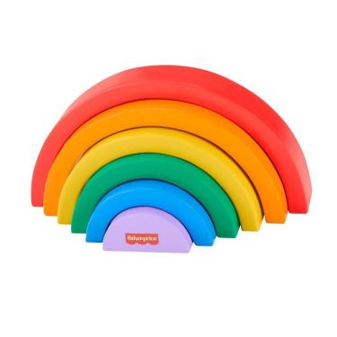 Imagem de Fisher-Price Arco-Íris de Madeira Empilhável - Mattel
