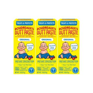Imagem de Creme para Assaduras Boudreaux's Butt Paste Original - 3 Unidades de 6