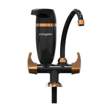 Imagem de Filtro com torneira acqua premium de bancada - dourada - Acquabios