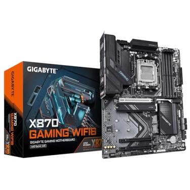 Imagem de GIGABYTE Placa-m�e X870 Gaming WIFI6 - Suporta processadores AMD Ryzen 9000, 8+2+2 VRM, DDR5 (OC) at� 8000 MHz, 1x PCIe 5.0, Wi-Fi 6, LAN 2,5GbE, USB 4