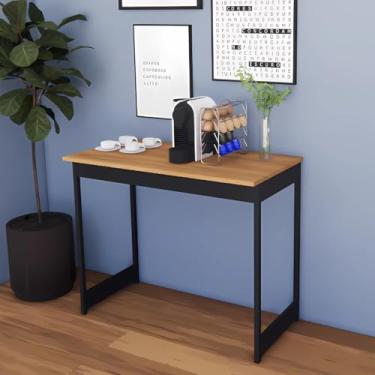 Imagem de Escrivaninha Industrial Mesa Estudo Aparador Home Office Bela Camaleão (Nogal)