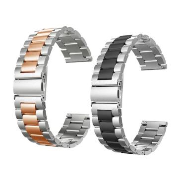 Imagem de Kit 2 Pulseiras Smartwatch Inox Relogio Elos Smartband