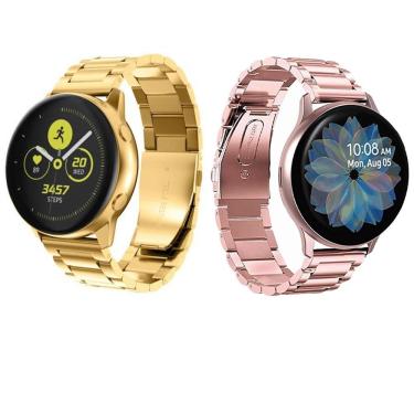 Imagem de Pulseira Smartwatch Relogio Kit 2 Uni Inox Band 3 Elos
