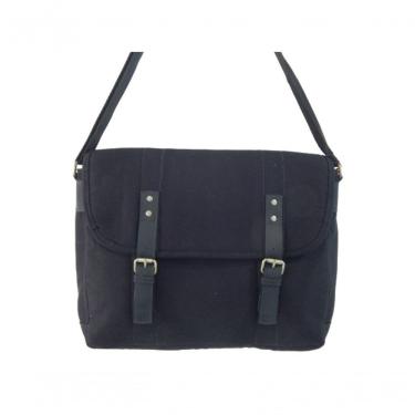 Imagem de Bolsa Masculina Carteiro De Lona Zup Preto