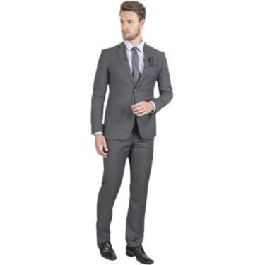 Imagem de Terno Slim Masculino Oxford com Colete - Mega Oferta em  7 Cores - Sto