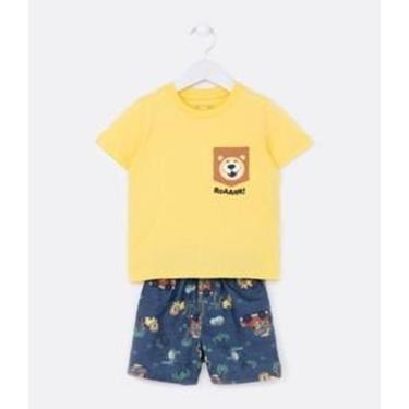 Imagem de Conjunto viscolino moda infantil masculino - tamanho m 5 anos - MARQUI