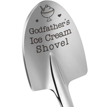 Imagem de LEJIAJINW Presentes Para Padrinhos, Dia Dos Pais Aniversário, Engraçados, Sorvete, Pá, Colher, Presentes, Vovô, Papai, Padrinho, Cesta De Páscoa, Homens, Afilhados, Crianças