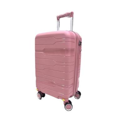 Imagem de Mala De Bordo 10Kg Polipropileno Inquebrável Rose Ultra Leve