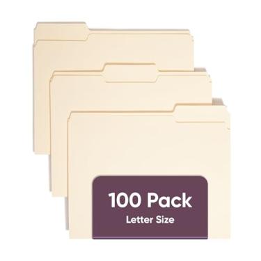 Imagem de Pasta de arquivos Smead 10381, tamanho carta, Manila, 100 por caixa