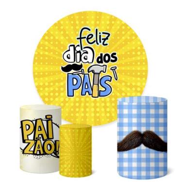 Imagem de Trio Capas Cilindro Painel Sublimado 1,50m Dia dos Pais - Fadrix, K1PA