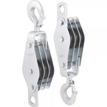 Imagem de Moitão cadernal 60 mm com 3 roldanas VONDER