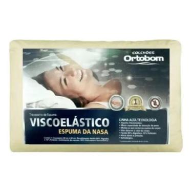 Imagem de Travesseiro espuma viscoelastica 40x60x14 - Ortobom