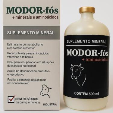 Imagem de Modor-fós Aminoacidos - Vitaminas - Minerais 500 Ml Injetavel - Agro V