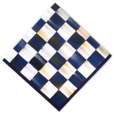 Imagem de MACKENZIE-CHILDS Guardanapos de papel xadrez royal - coquetel