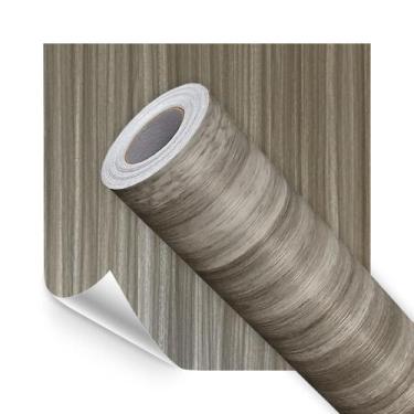 Imagem de Papel de Parede Texturizado Modelo Madeira Imbuia Bronze Envelhecido 2