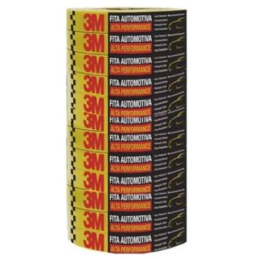 Imagem de Kit 12 Fita Crepe Automotiva de ALTA Performance 18MM X 50M
